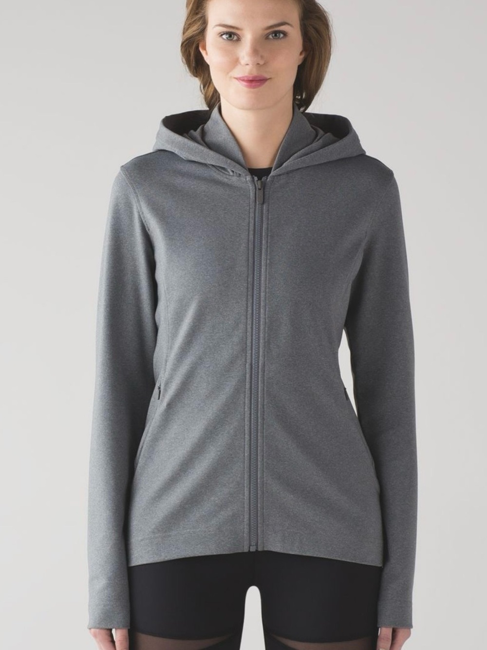 Lululemon Women's Grey Hooded Wander Jacket
